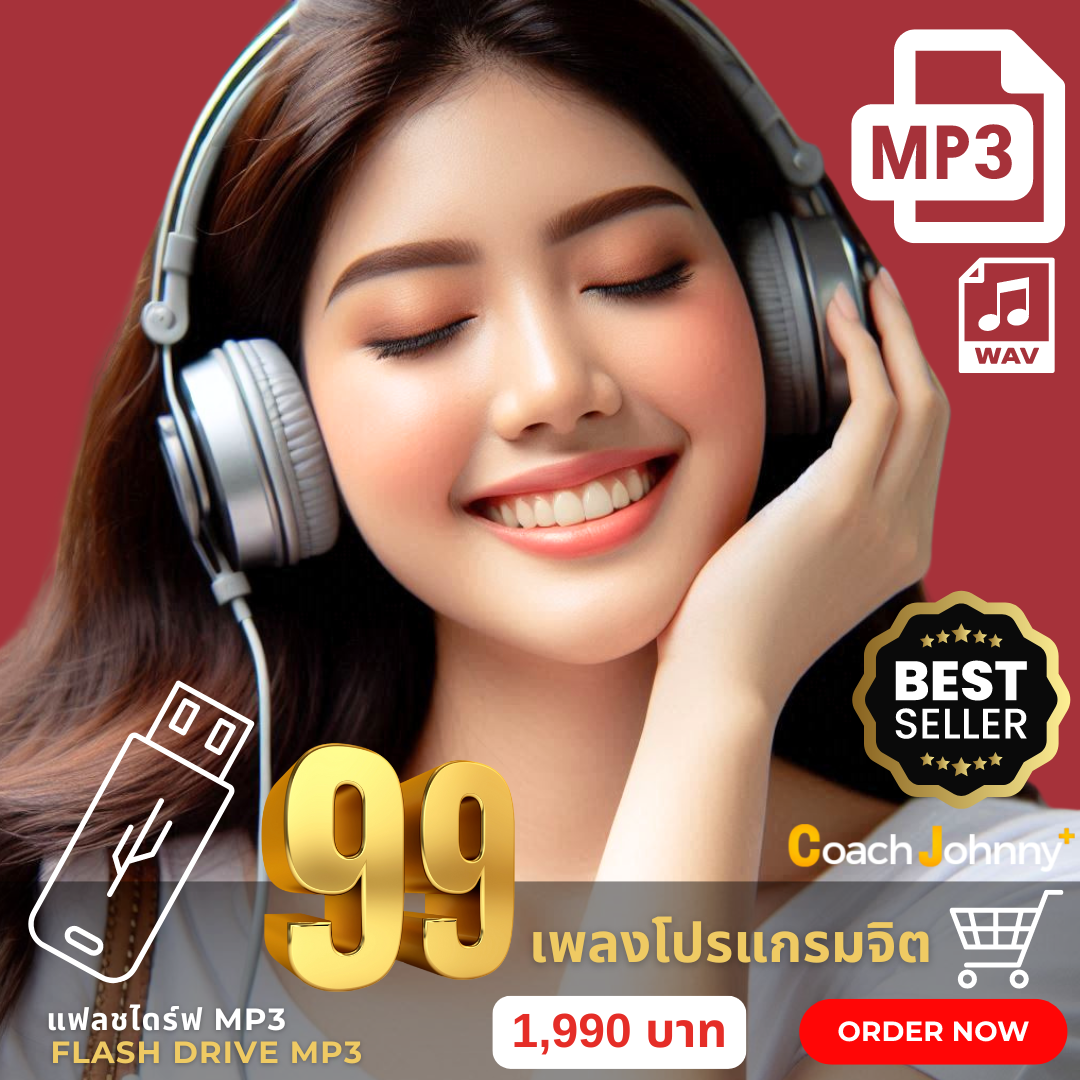 แฟลชไดร์ฟ MP3 - 99 เพลงโปรแกรมจิต